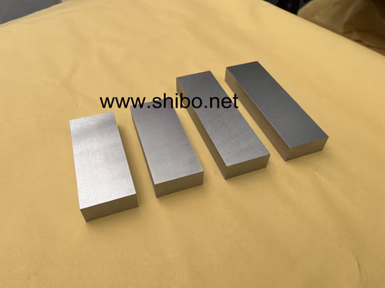 Folha/placa de molibdênio puro para produção de alvos de molibdênio